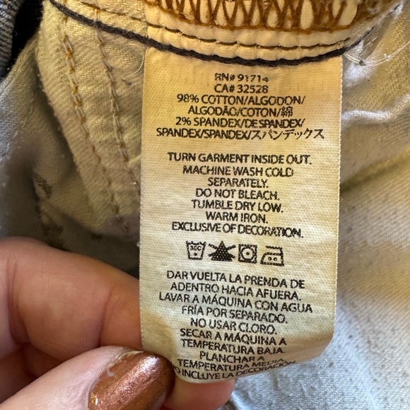 A/X ARMANI EXCHANGE Men’s Distressed Straight Leg Blue Jeans. Size 36 Long - Picture 4 of 9